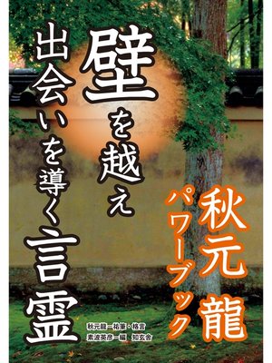 cover image of 壁を越え出会いを導く言霊――秋元龍パワーブック